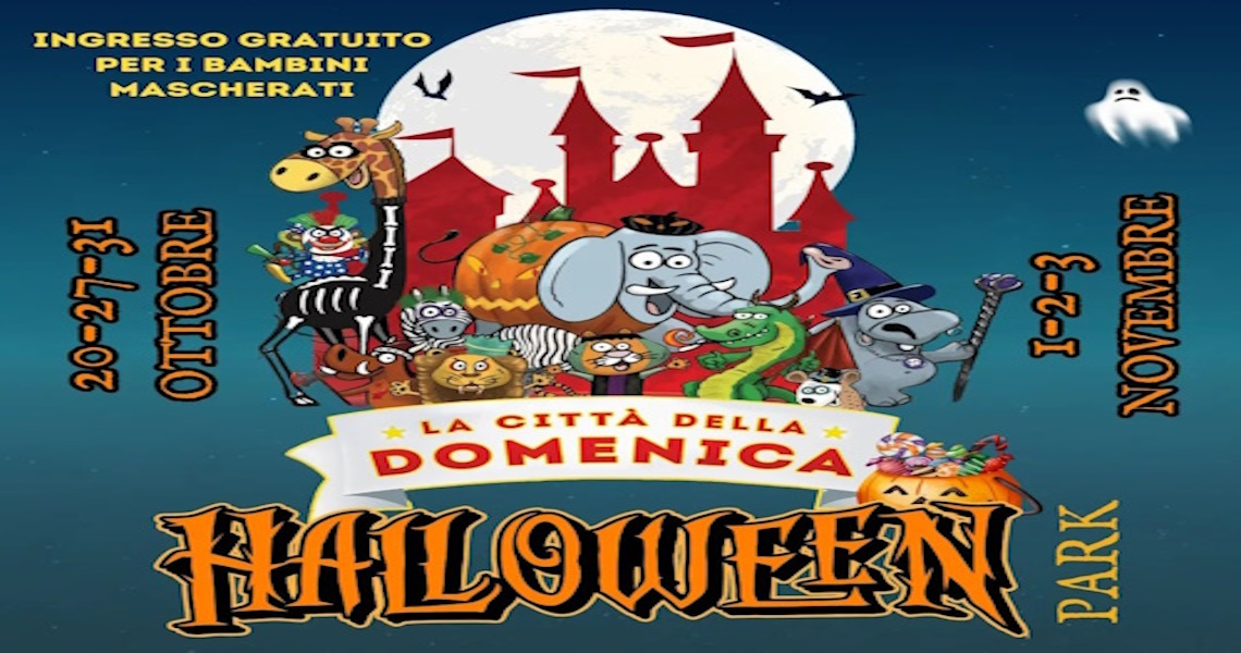 playbill Halloween Park - Città della Domenica - Perugia